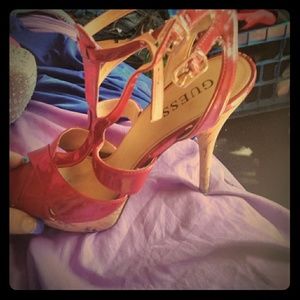 Size 8 Guess Red Heels